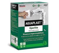 AGUAPLAST Operlite Mastic de guérison au sel et à l'humidité pour plâtre Gris clair 1 kg