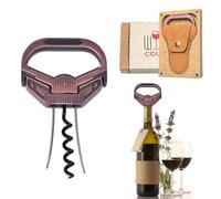 Ah So : Ouvre-bouteille – Décapsuleur pour bouchons anciens, 3 en 1