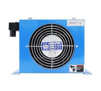 AH0607T-CA Échangeur de chaleur de refroidissement d'huile de radiateur de débit de 40 L/min Échangeur de chaleur de broche de plaque Utilisations multiples(1/2",DC24V)