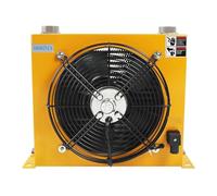 AH1012T-CA Échangeur de chaleur de refroidissement d'huile de radiateur de débit de 100 L/min Plaque de radiateur d'huile refroidie Haut débit(DC12V)