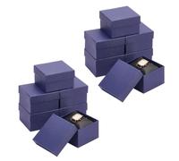 AHANDMAKER Coffret Cadeau de Montre en Carton avec Oreiller (12 paquet) | 8.5x8x5.2cm Boîtes de Rangement Portables pour Petits Bijoux Emballage Cadeau de Noël pour Bracelet de Montre