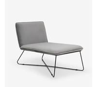 Ahd amazing home design fauteuil chaise longue - Gris clair
