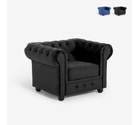 Ahd amazing home design Fauteuil chesterfield - Bleu