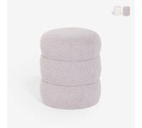 Ahd amazing home design Pouf rond - Blanc