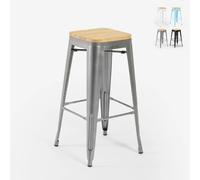 Ahd amazing home design Tabouret industriel - Gris foncé