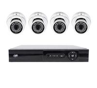 AHD Kit Vidéo Surveillance PNI House AHD880, 8 Canaux, 5MP - DVR/NVR et 4 Caméras Extérieures AHD25, 5MP, Dôme IP66