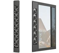 AHDFY Ventilateur de Fenêtre Vertical pour Fenêtre Coulissante, Extracteur d'air Silencieux, Haut en Bas Ajustable 6cm, Installation sans Perçage, Double Moteur 2800 TR/Min,122~134cm/48.03~52.76in