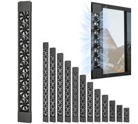 AHDFY Ventilateur de Fenêtre Vertical pour Fenêtre Coulissante, Extracteur d'Air Silencieux Réglable Sans Perçage, Double Moteur 2800 tr/min Ventilation Maison,122~134cm/48.03~52.76in