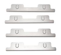 Ahgsup 2 Paires de Couvercles D'espacement de Cuisinière Rétractables, Réglables en Acier Inoxydable de 13,78 à 27,56 Pouces, Remplisseurs D'espaces de Cuisinière de Cuisine Lavables