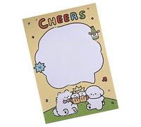Ahgsup Blocs-notes épais de 80 Feuilles, Mini Blocs-notes à Gratter Non Adhésifs, Design de Dessin animé Adorable, pour Enfants, Gribouillage, Papier
