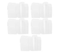Ahgsup Moule à Clapet en Cire Fondue, Conteneurs, Plateau en Plastique Vide Transparent pour la Saint-valentin, Tartes sans Mèche, Fabrication de Bougies, 100 Paquets (En forme de coeur)