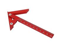 Ahgsup Outil de Jauge Centrale, Règle de Mesure Précise de 105 Mm | Alliage d\'aluminium, Parfait pour le travail du bois, Conception compacte, Angles de 45°, 90°