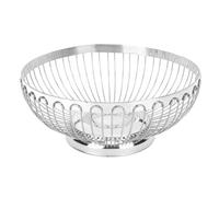 Ahgsup Panier à Fruits en Acier Inoxydable, Bol à Fruits, Panier Décoratif ajouré, Drainant, Grande capacité, Moderne et Minimaliste, Miroir Poli pour Salon, Salle à Manger (Taille moyenne 3,8x6,3 cm)