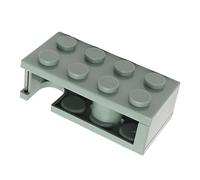 Ahgsup Porte-Ruban de Bureau Mignon, Mini Bloc de Construction en Forme de Distributeur de Ruban Portable à Coupe Facile pour L'école et le Bureau, Matériau PP (#4)