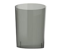 Ahgsup Poubelle Transparente Poubelle de Grande capacité PET Polyvalente de Luxe Design Minimaliste avec Construction Légère pour la Maison, la Cuisine et le Bur (Petite)