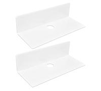 Ahgsup Présentoir en Acrylique, Support Mural Haute Résistance | Construction durable, Installation facile, Universel pour diverses surfaces