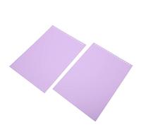 Ahgsup Protecteurs de Draps, Housses Imperméables Détachables (Violet) | Texture givrée, Matériau PP léger, Facile à ranger, Format A4, Protection antisalissure