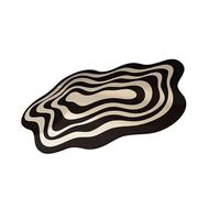 Ahgsup Tapis en Forme de Salle de Bain, Tapis de Diatomée Doux à Forte Absorption d'eau, Antidérapant à Séchage Rapide, Encre Respectueuse de l'environnement pour Salle de B (Galaxie)