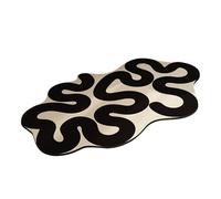 Ahgsup Tapis en Forme de Salle de Bain, Tapis de Diatomée Doux à Forte Absorption d'eau, Antidérapant à Séchage Rapide, Encre Respectueuse de l'environnement pour Salle de B (Coeur Qui coule)
