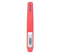 Ahgsup Thermomètre Alimentaire Numérique, Stylo D'étalonnage Automatique, Thermomètre de Poche électronique de Haute Précision (Rouge)