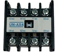AHYLN Bloc de contact auxiliaire à montage frontal UN-AX4 - Module complémentaire contacteur 2NO 2NC for le contrôle industriel .0612