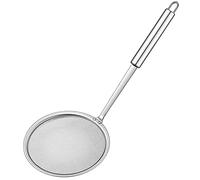 Aiareozy 10cm Cuillere Ecumoire Inox, Araignée Cuisine, Cuillère Écumoire, Passoire Écumoire en Acier Inoxydable, Cuillère Ajourée pour Résidus de Filtre, Food Passoire Louche, Cuisson Des Aliments
