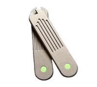 Aibote 1 paire de balance TC4 en alliage de titane sans colle nécessaire avec poignées lumineuses et poignées de rechange pour couteau suisse Victorinox de 58 mm