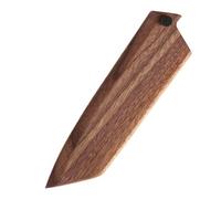 Aibote Étui pour Couteau de Chef Japonais Kiritsuke en Bois de Noyer noir Naturel Fait à la Main Étui Magnétique pour Couteaux Protection en Bois (8 Pouce,Noyer Noir-A)