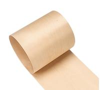 Aibote Placage de Bois de Bouleau Naturel(20x250cm) Matériel de Bricolage en Bois pour Vitrine d'orateur Armoires Table Étagères Meubles de cuisine