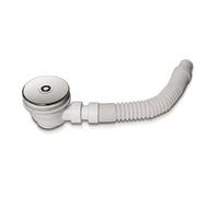Aica Bonde De Receveur Avec Le Siphon 90cm Bonde De Douche Haut Débit Extra Plate Couverture Chromé Diamètre 90mm