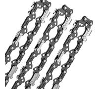 AICOYA Lot de 3 X 50cm Chaînes 3/8" 70 Maillons d'Entraînement 1.3mm 050