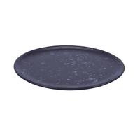 Aida Assiette Raw Ø20 cm noir à pois