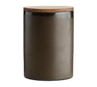 Aida Bocal de rangement avec couvercle Raw 15 cm Metallic brown