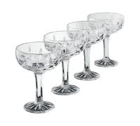 Aida Coupe à champagne Harvey 25 cl Lot de 4 Transparent