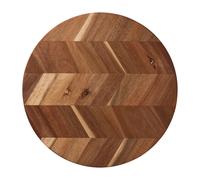 Aida Planche à découper Herringbone Ø28 cm Acacia