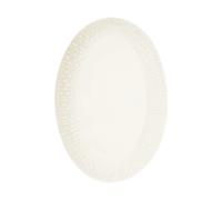Aida Plat ovale Confetti Vanilla. 25.5x36 cm