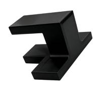 Aide à l ' alignement pour l ' installation de la porte, Black | Gabarit d ' installation de porte d ' armoire en forme de U avec base plate et pont surélevé pour le travail du bois