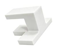 Aide à l ' alignement pour l ' installation de la porte, White | Gabarit d ' installation de porte d ' armoire en forme de U avec base plate et pont surélevé pour le travail du bois