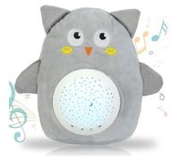 Aide au Sommeil pour Bébé Projecteur Veilleuse Aider Bébé à s’Endormir, Jouet Musical avec 10 Sons Apaisants