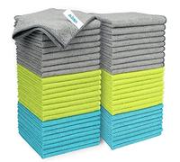 AIDEA Lot de 50 Chiffons de Nettoyage en Microfibre, Torchons Lavette Microfibre Ménage Plus Doux, Plus Absorbants, Non Pelucheux, pour Maison, Cuisine, Voiture, Cenêtres e Vitre 30 x 30cm
