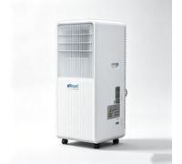 AIEIJJH Climatiseur Mobile 14000 BTU Réversible 2-en-1 en Blanc, Chauffe et Refroidit, Unité Autonome avec roulettes et Télécommande pour Salon, Bureau et Chambre 14000 BTU 14000 BTU