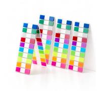 AIENYOU 1000 Pièces Sticky Notes, Post It Marque Page Transparent PET | Index tabs multicolores Morandi, imperméables et fortement adhésifs, pour repérer et organiser livres, études et bureau