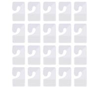 AIEX 200 Pièces Onglets pour Dossiers Suspendus,Onglets Adhésifs Plastique en J Crochets Auto-Adhésifs pour la Vente au Détail Présentoir Articles
