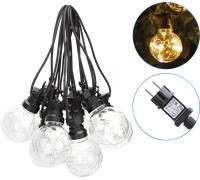 AIG 208905 - Guirlande lumineuse LED, 10 LED, blanc chaud, 8 m