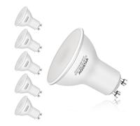 Aigostar Ampoule LED GU10 Blanche Froide 6500K, 8W équivalent 88W, 640 lumens. Spot Culot GU10, Larges Faisceaux de 100-120º, IRC ≥ 80, Pack de 5 unités