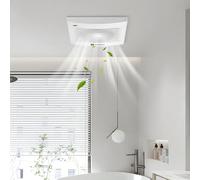 Aigostar Extracteur d'Air 100 mm, Silencieux Ventilateur de Salle de Bain, Ventilation des Salles de Bain et Toilettes, VMC pour Salle de Bain, Cuisine, Bureau, WC, 11W