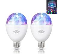 Aigostar Lampe de Fête LED E27 3W Disco Flottantes Immergées pour Party Piscine IK07 Ángulo de haz 180° 230V, 2PCS