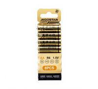 Aigostar Piles Zinc-Carbone AA R6 1,5 V - Lot de 8