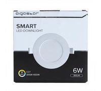 Aigostar Plafonnier LED fin intelligent WiFi 6W CCT 3000K-6500K Ø 115 mm 360 lm