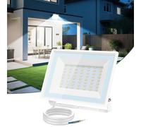 Aigostar Projecteur LED Extérieur 50W,4300lm,Blanc froid 6500K Spot LED Extérieur,IP65 Imperméable Lumière de Sécurité,Pour Jardin,Patio,Cour,Garage